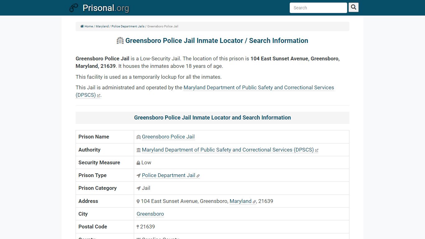 Greensboro Police Jail-Inmate Locator/Search Info, Phone ...